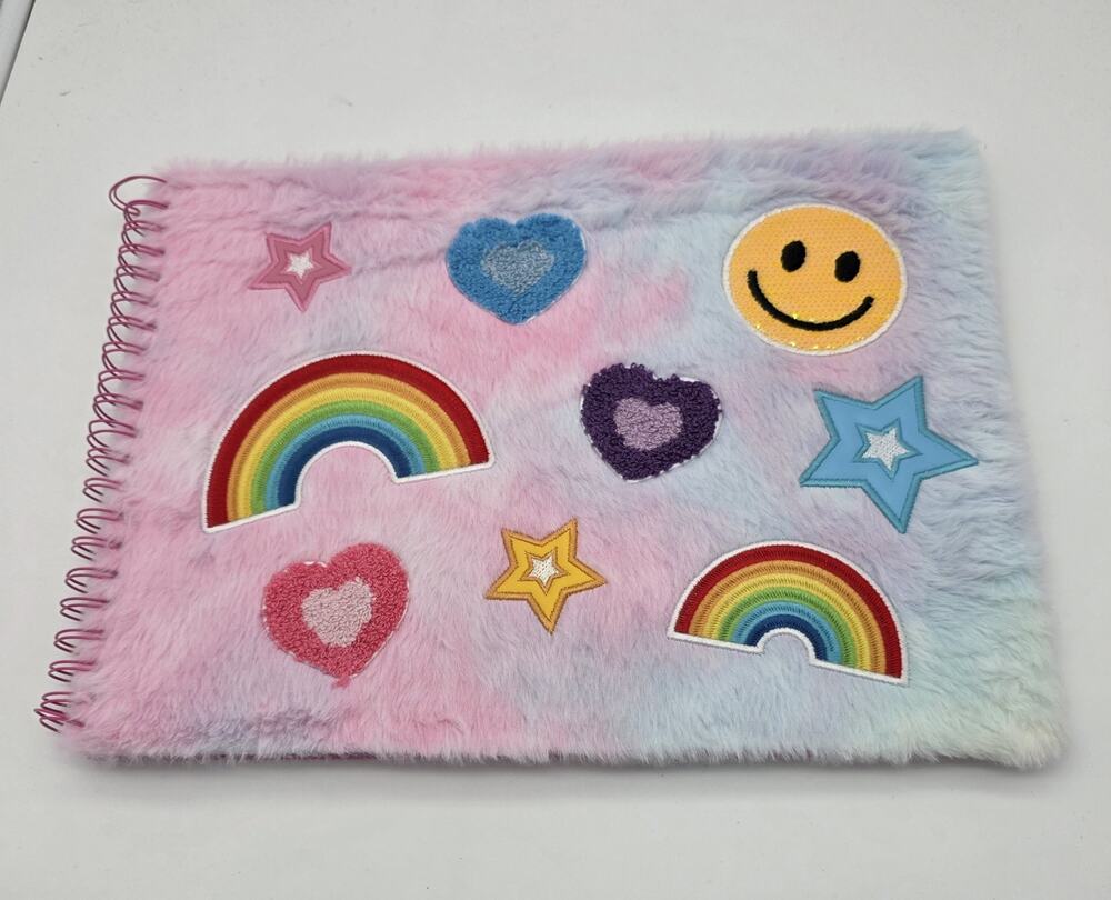 New Rainbow Pooples Fuzzy Activity Sketchbook Kids Journal Make Believe Ideas